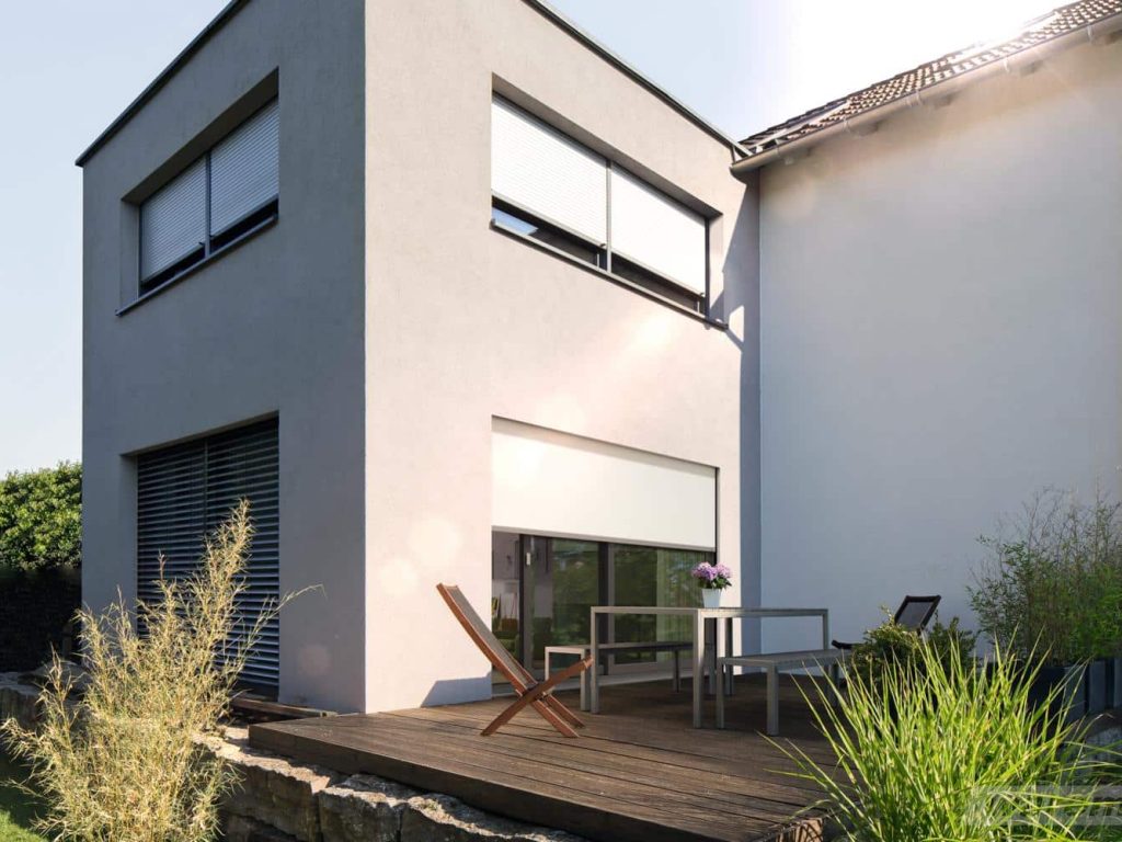 Gelenkarmmarkise Privathaus Terrasse