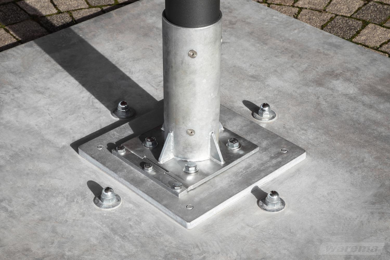 Caravita verschraubbare Bodenplatte