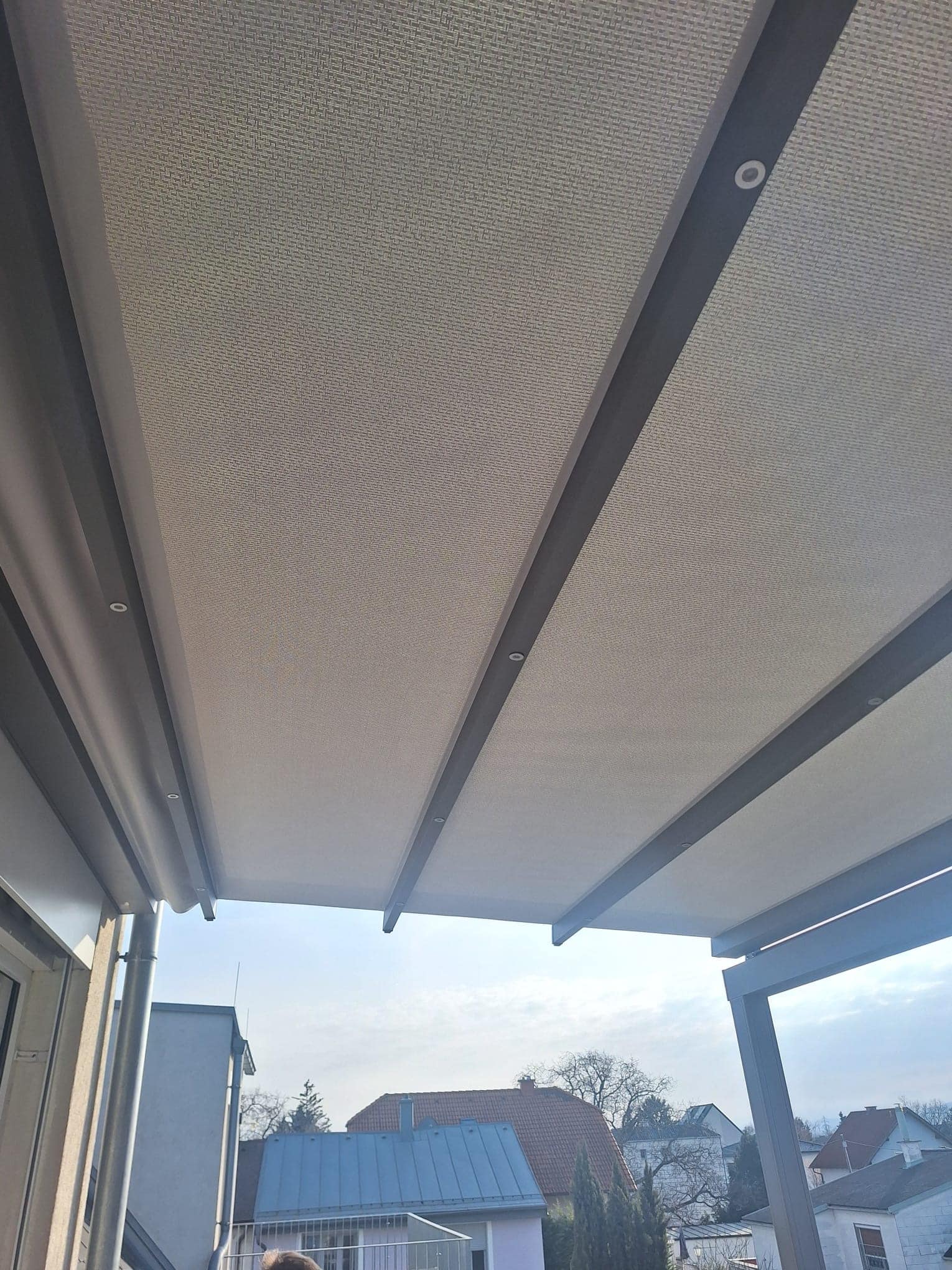 Faltdach als flexible Terrassenüberdachung